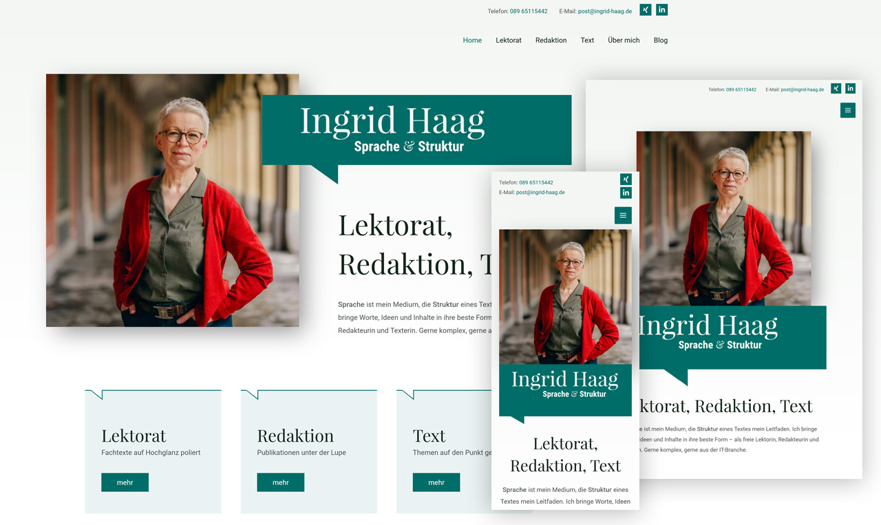 Screenshot - Website Ingrid Haag