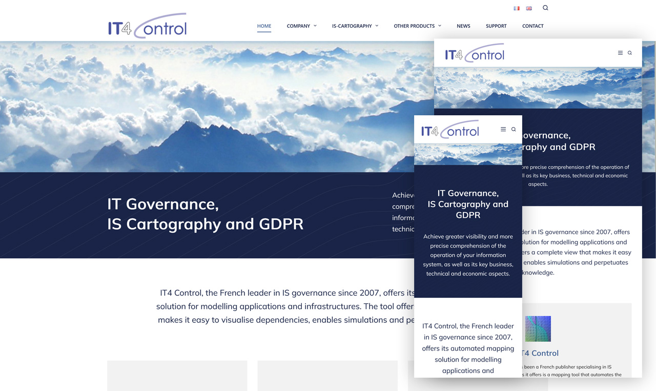 Screenshot - Website it4control